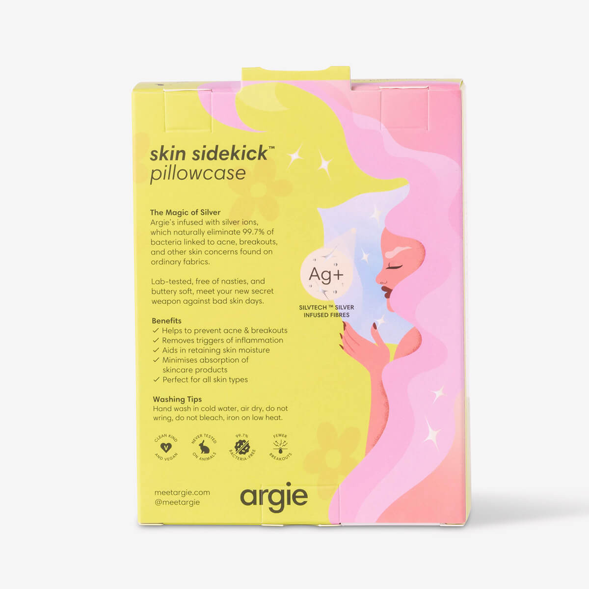 Silk Pillowcase - Flower Snake