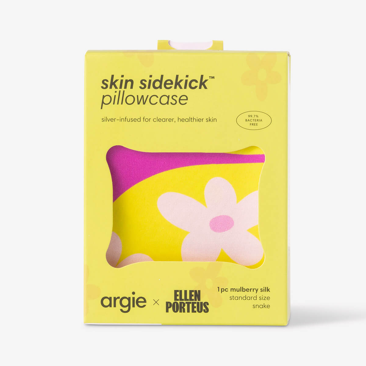 Silk Pillowcase - Flower Snake