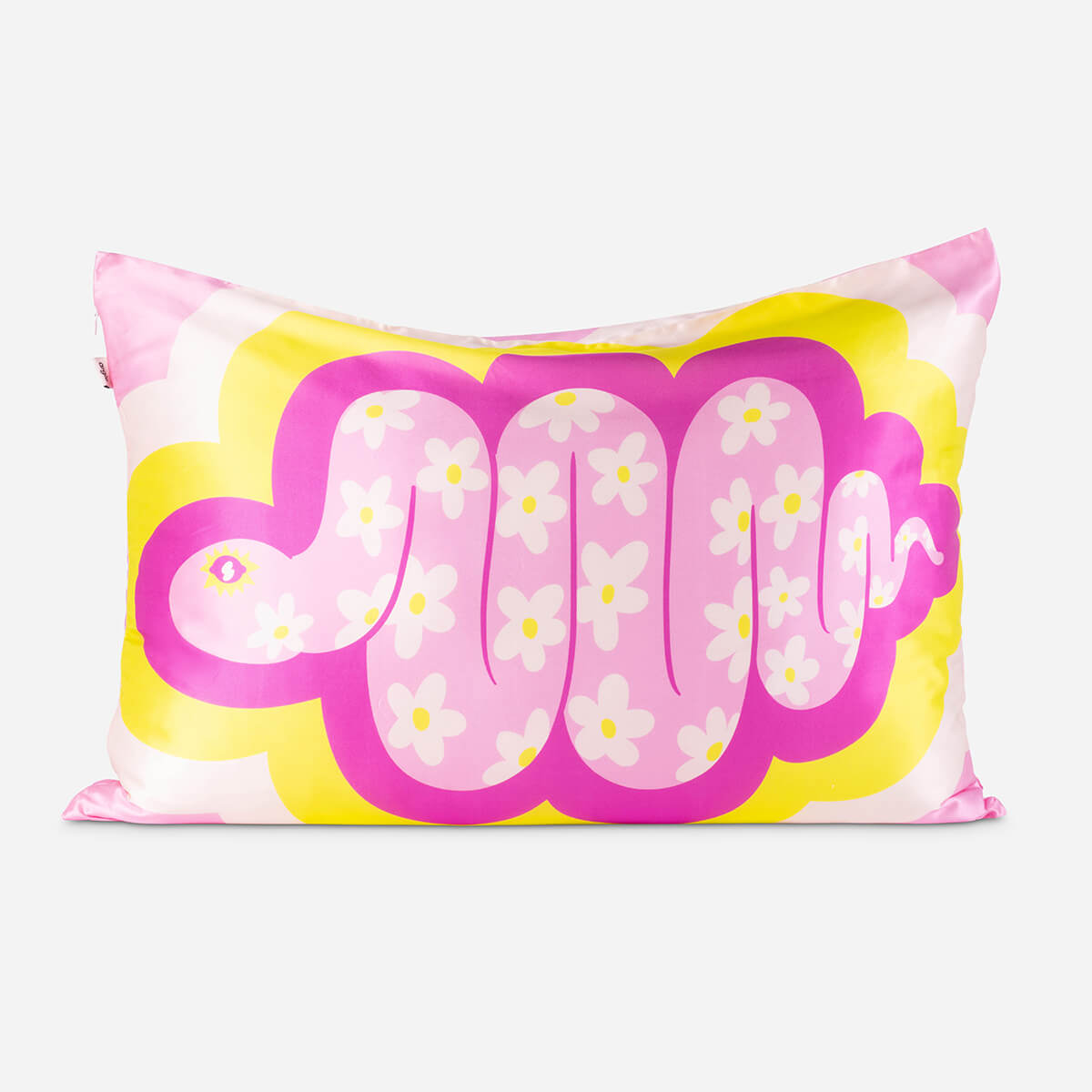 Silk Pillowcase - Flower Snake