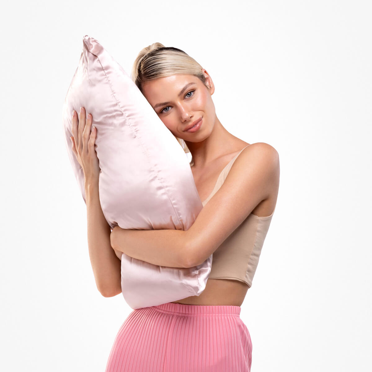 Silk Pillowcase - Rose Gold