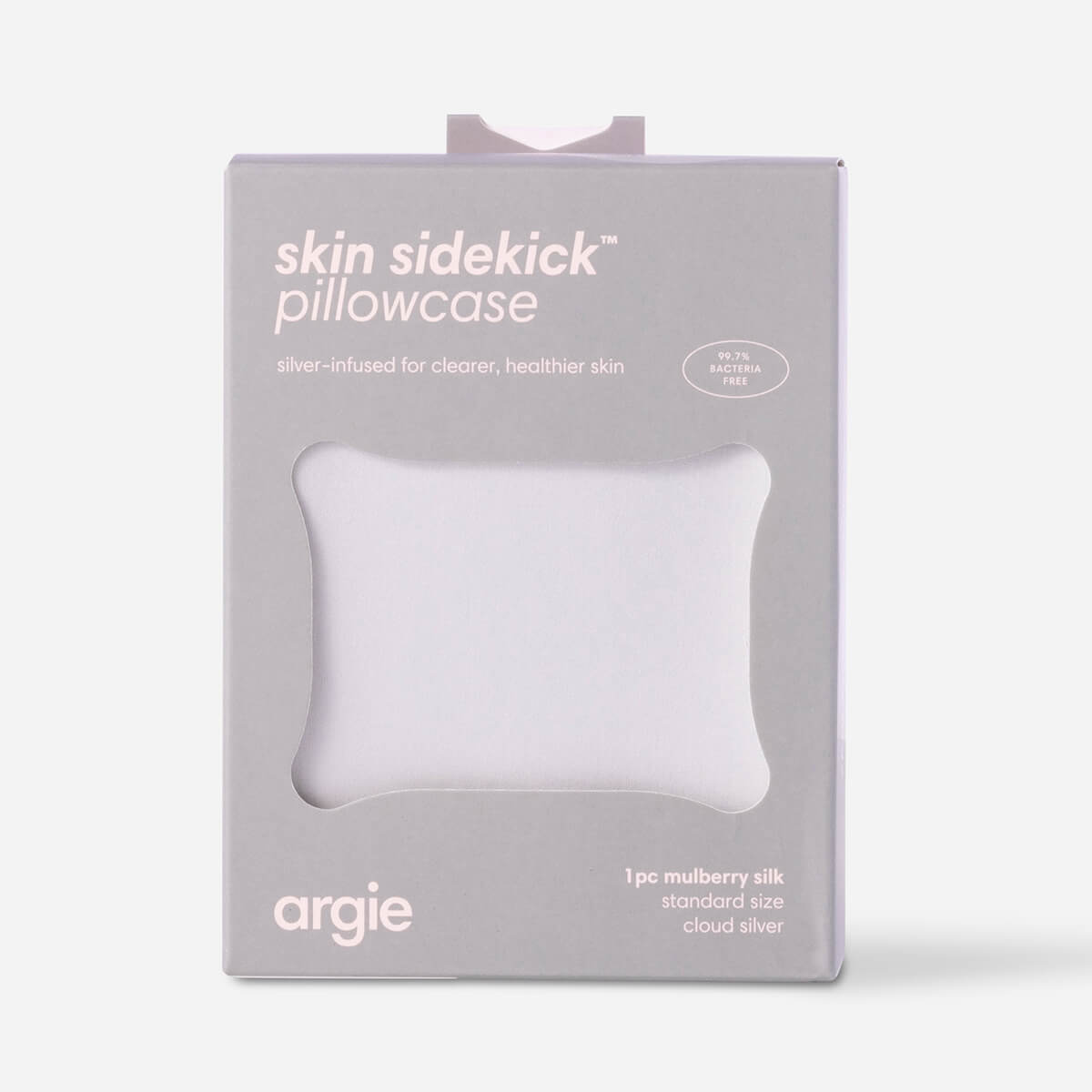Silk Pillowcase - Cloud Silver