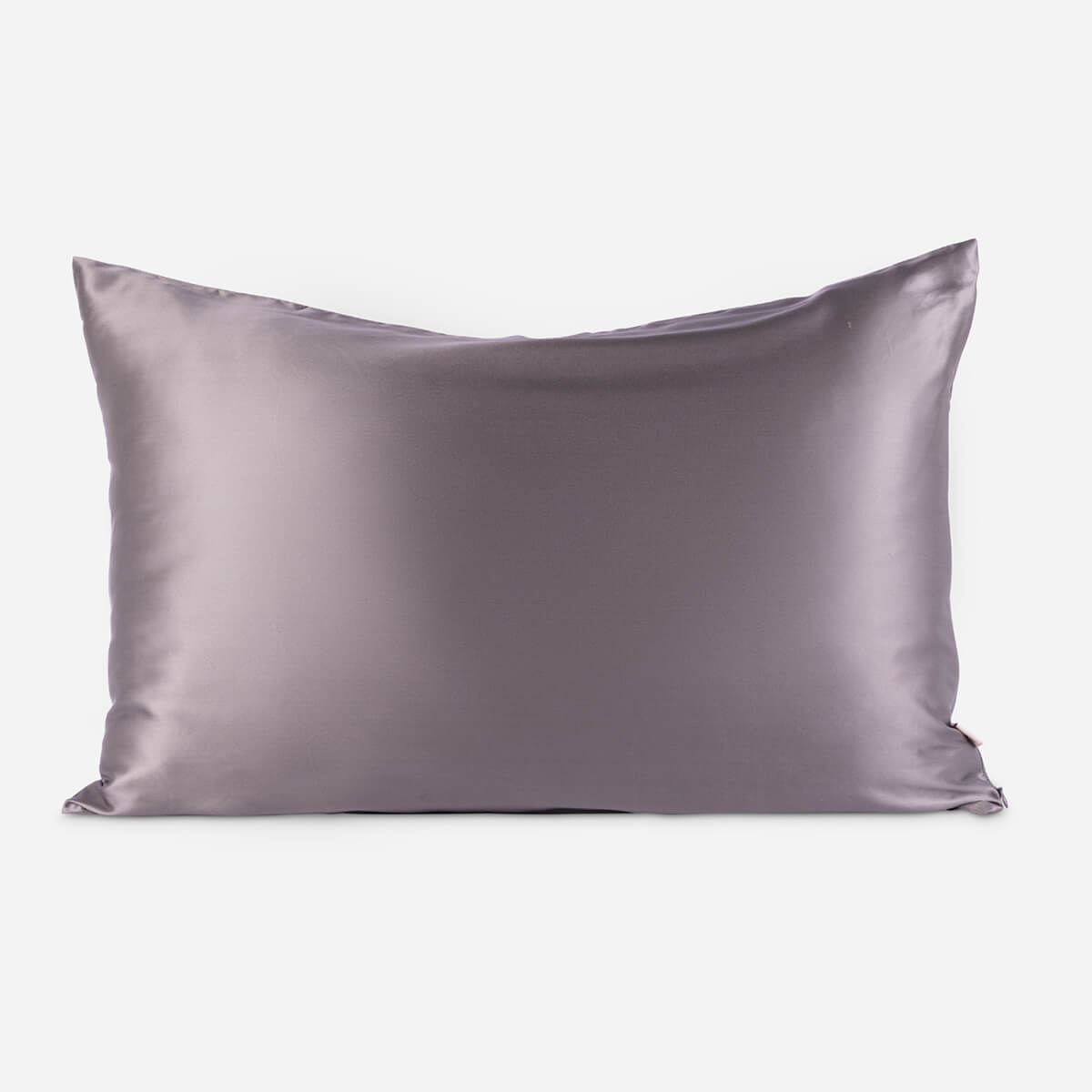 Gray hotsell satin pillowcase